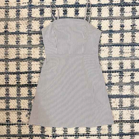 Urban outfitters blue and white stripe mini dress - Picture 4 of 4
